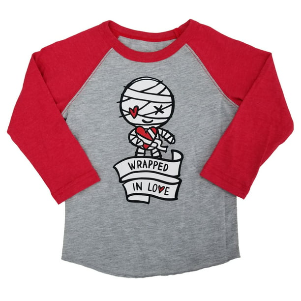 Toddler/Kids Raglan T-Shirt Love Cat Our First Fathers Day 